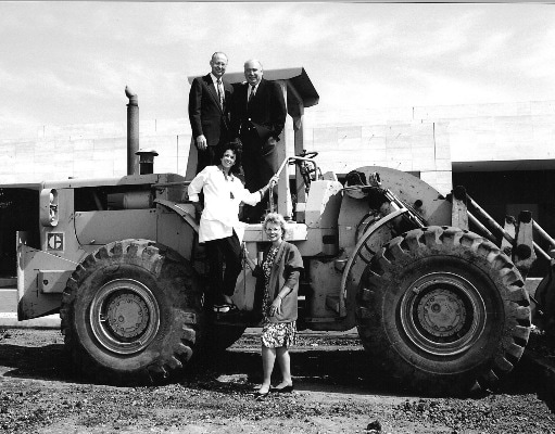 Graham, Sacks and Eberhard on tractor