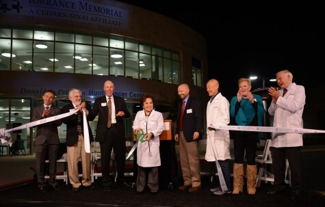 Hunt Cancer Center ribbon cutting