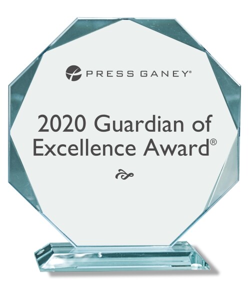 Press Ganey Guardian of Excellence 2020