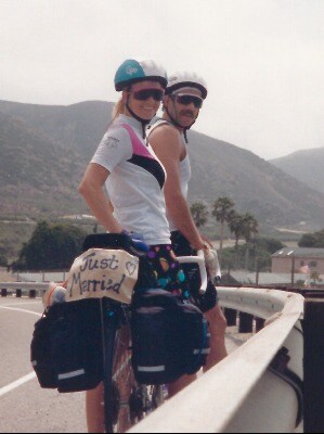 Lori and Tom on bike